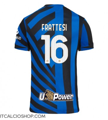 Inter Milan Davide Frattesi #16 Prima Maglia 2024-25 Manica Corta